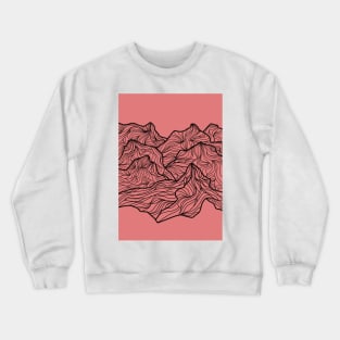 Pink Hills Crewneck Sweatshirt